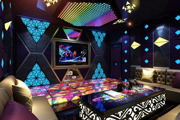 Mẫu thiết kế nội thất phòng karaoke hiện đại phong cách quán Bar 6
