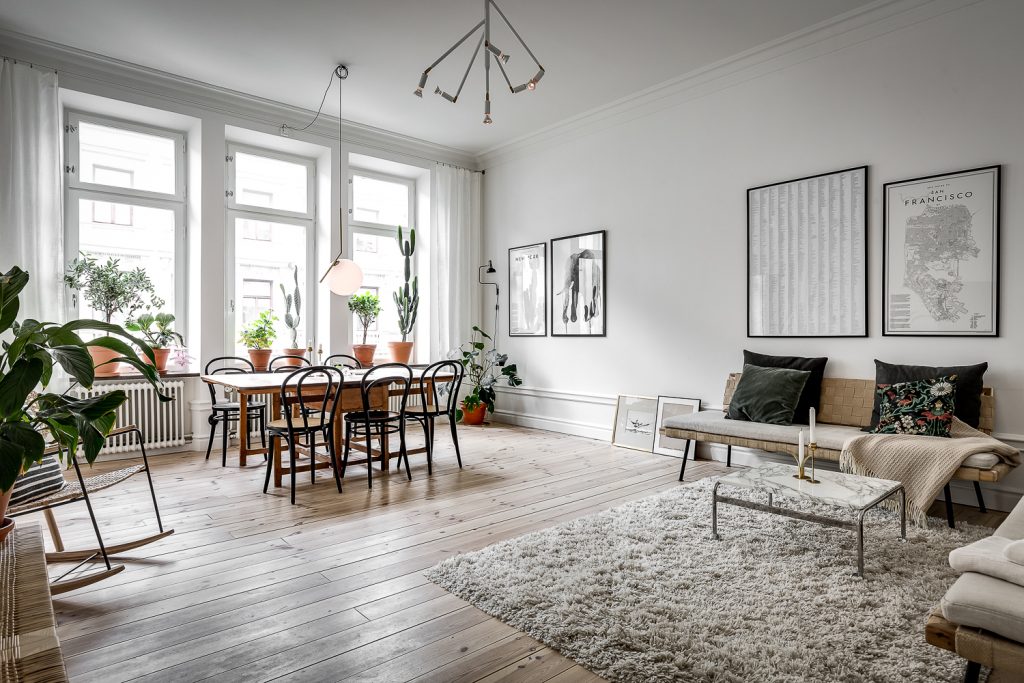 Thiết kế nội thất phòng khách đẹp – phong cách Retro